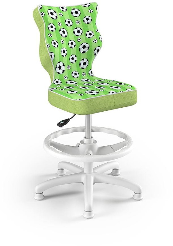 Fotel biurowy z podnóżkiem Petit W Storia dziecięcy wzrost 119-142 cm Piłki