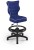 Fotel biurowy z podnóżkiem Petit B Visto dziecięcy wzrost 119-142 cm Niebieski