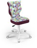 Fotel biurowy Petit W Storia dziecięcy wzrost 133-159 cm Sowy