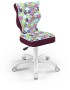 Fotel biurowy Petit W Storia dziecięcy wzrost 133-159 cm Sowy