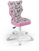 Fotel biurowy Petit W Storia dziecięcy wzrost 133-159 cm Motyle
