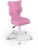 Fotel biurowy Petit W Visto dziecięcy wzrost 133-159 cm Różowy