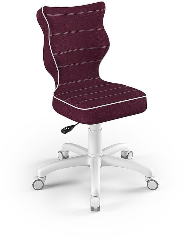 Fotel biurowy Petit W Visto dziecięcy wzrost 133-159 cm Bordo