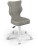 Fotel biurowy Petit W Visto dziecięcy wzrost 133-159 cm Szary