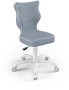 Fotel biurowy Petit W Jasmine dziecięcy wzrost 133-159 cm Niebiesko Szary
