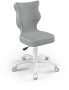 Fotel biurowy Petit W Jasmine dziecięcy wzrost 133-159 cm Jasno Szary