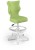 Fotel biurowy z podnóżkiem Petit W Visto dziecięcy wzrost 133-159 cm Zielony