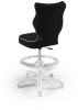 Fotel biurowy z podnóżkiem Petit W Jasmine dziecięcy wzrost 133-159 cm
