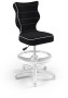 Fotel biurowy z podnóżkiem Petit W Jasmine dziecięcy wzrost 133-159 cm