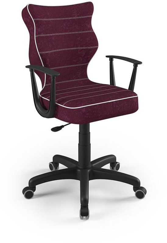 Fotel biurowy Norm Visto młodzieżowy wzrost 159-188 cm Bordo