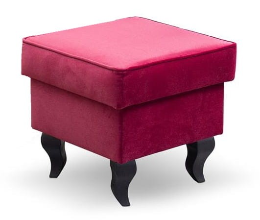 Fotel uszak Lily Classic z podnóżkiem w stylu skandynawskim