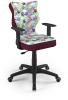 Fotel biurowy Duo B Storia młodzieżowy wzrost 146-176 cm Sowy