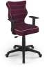 Fotel biurowy Duo B Visto młodzieżowy wzrost 146-176 cm Bordo