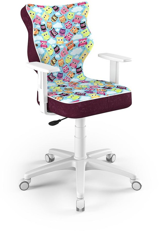 Fotel biurowy Duo W Storia młodzieżowy wzrost 146-176 cm Sowy