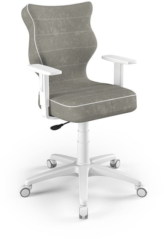 Fotel biurowy Duo W Visto młodzieżowy wzrost 146-176 cm Szary