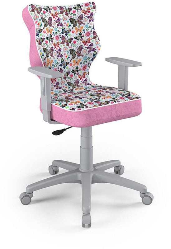 Fotel biurowy Duo G Storia młodzieżowy wzrost 146-176 cm Motyle