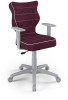 Fotel biurowy Duo G Visto młodzieżowy wzrost 146-176 cm Bordo