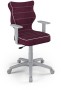 Fotel biurowy Duo G Visto młodzieżowy wzrost 146-176 cm Bordo