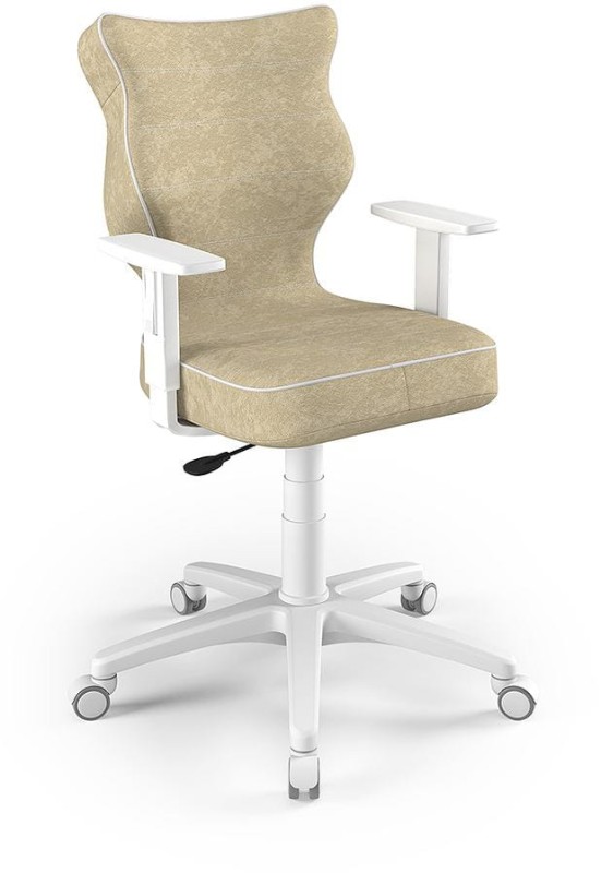 Fotel biurowy Duo W Visto młodzieżowy wzrost 159-188 cm Beżowy