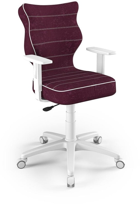 Fotel biurowy Duo W Visto młodzieżowy wzrost 159-188 cm Bordo