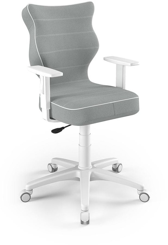 Fotel biurowy Duo W Jasmine młodzieżowy wzrost 159-188 cm Jasno Szary