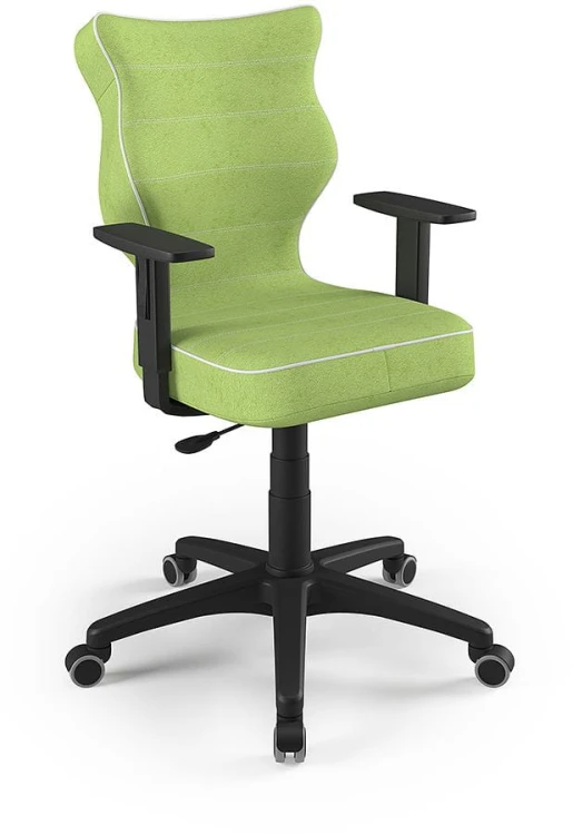 Fotel biurowy Duo B Visto młodzieżowy wzrost 159-188 cm Zielony