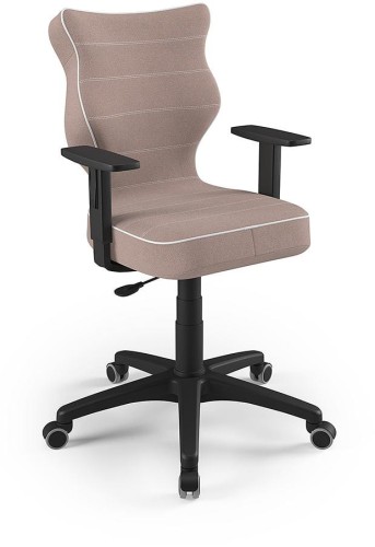 Fotel biurowy Duo B Jasmine młodzieżowy wzrost 159-188 cm Pudrowy Róż