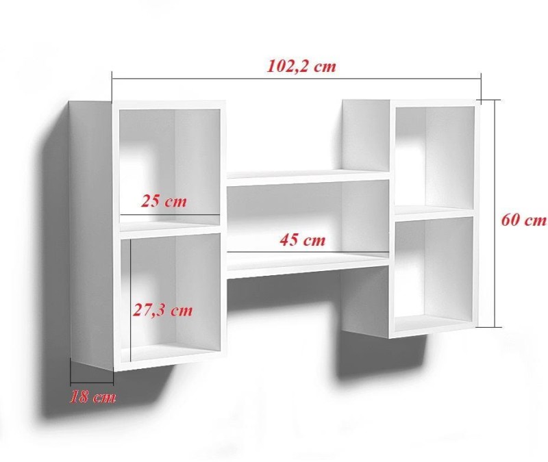 Półka Wisząca Ettas wymiary