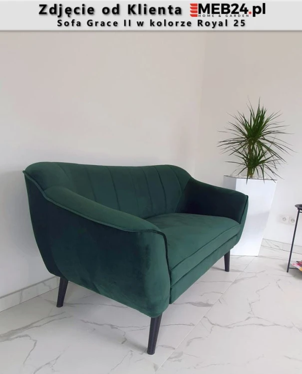 Sofa tapicerowana Grace II w stylu skandynawskim
