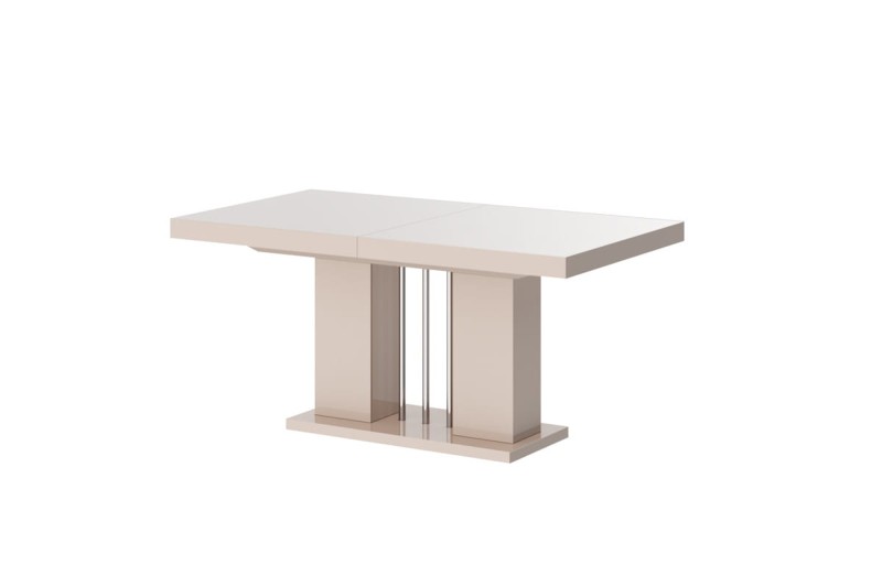 Stół rozkładany LINOSA 160-260 cm cappuccino połysk