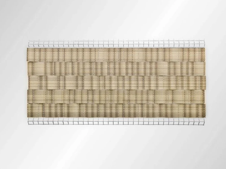Taśma ogrodzeniowa panelowa z technorattanu 255x19cm