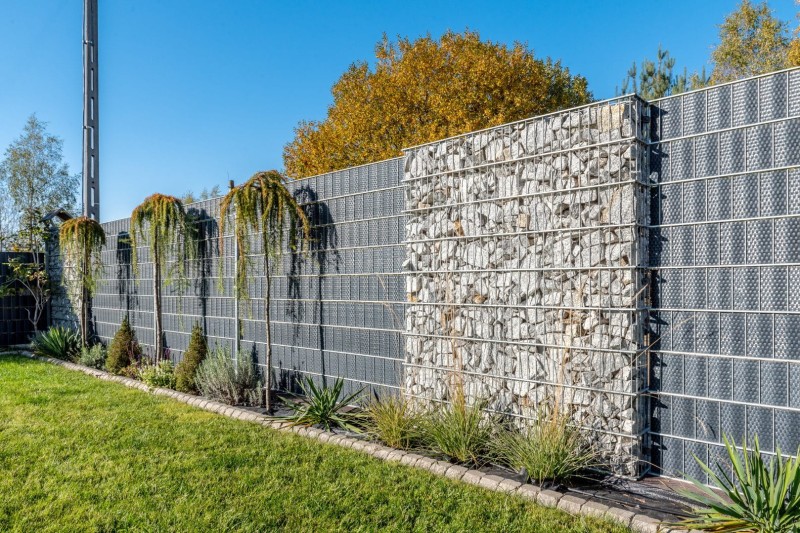 Taśma ogrodzeniowa panelowa z technorattanu 255x19cm