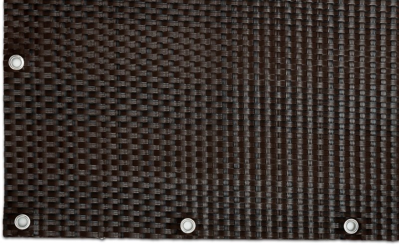 Osłona balkonowa oczkowana technorattanowa 1 m.b.