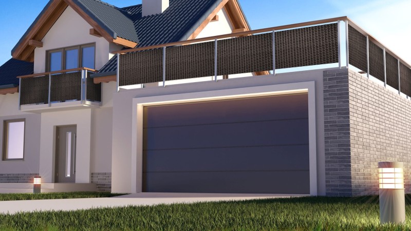 Osłona balkonowa technorattanowa 1 m.b.