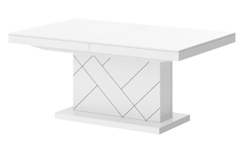 Ławostół MATERA MAX 120-170 Biały mat