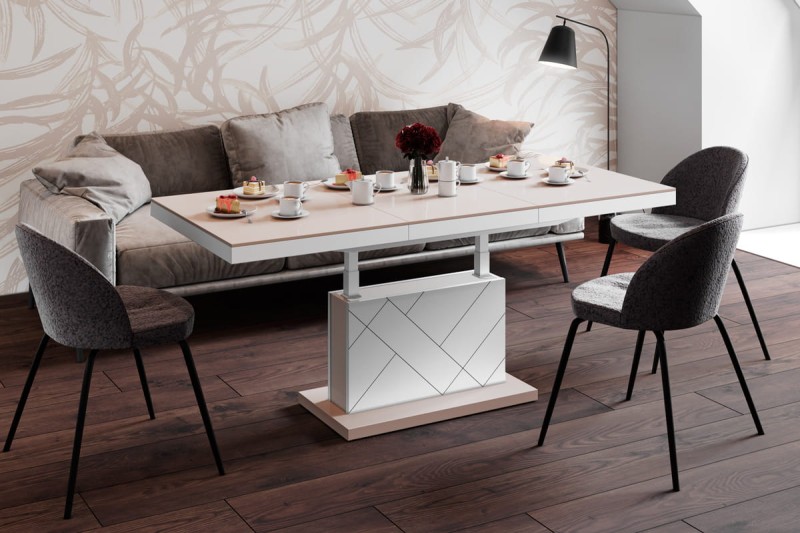 Ławostół MATERA MAX Czarny połysk