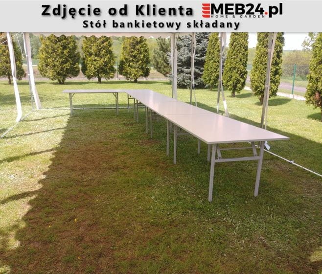 Stół bankietowy składany - zdjęcie klienta
