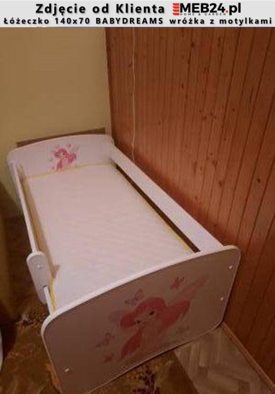 Łóżeczko dla dziewczynki 140x70 zdjęcie od klienta