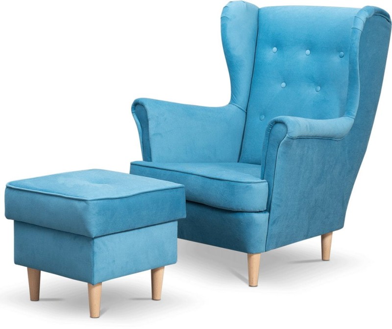 Fotel uszak Lily Classic w stylu skandynawskim