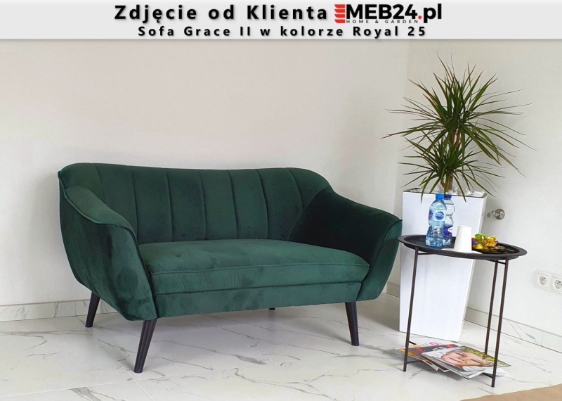 Zestaw wypoczynkowy tapicerowany Grace w stylu skandynawskim