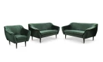 Zestaw wypoczynkowy tapicerowany Grace w stylu skandynawskim