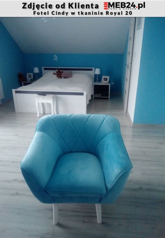 Fotel tapicerowany Cindy