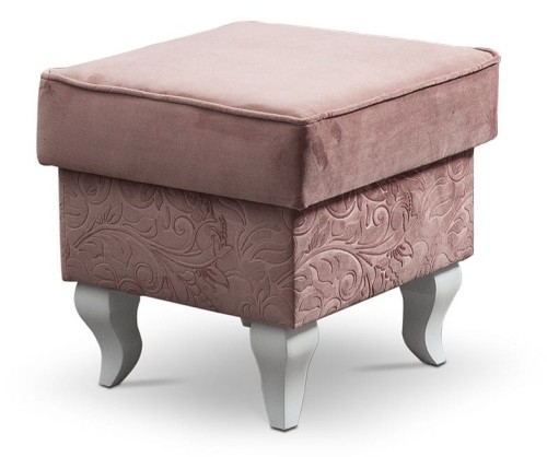 Podnóżek tapicerowany Lily Decor w stylu skandynawskim