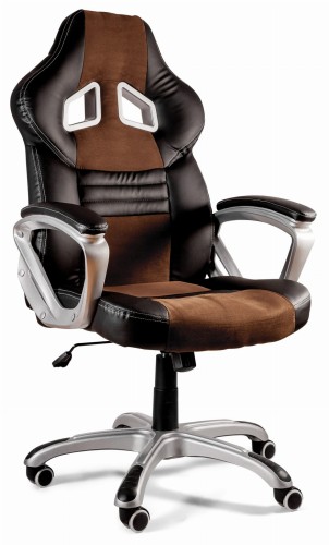 Fotel gamingowy DYNAMIQ V15 czarno-brązowy