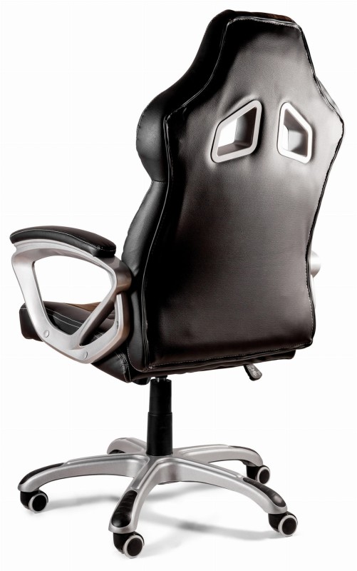 Fotel gamingowy DYNAMIQ V15 czarno-brązowy