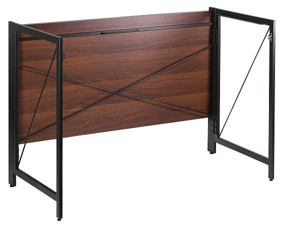 Biurko składane QUICK czarny/orzech