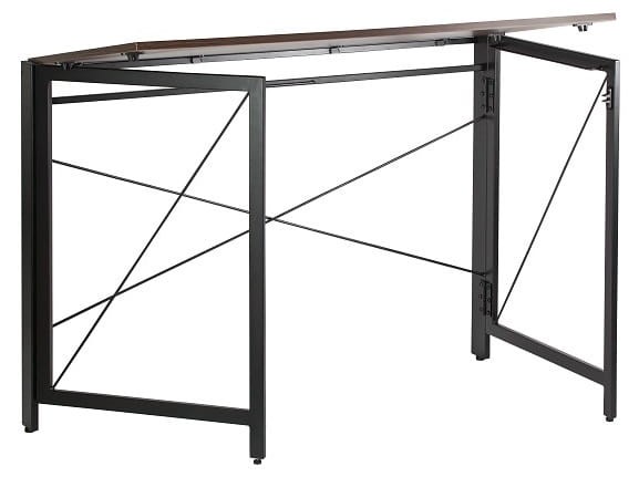 Biurko składane QUICK czarny/orzech