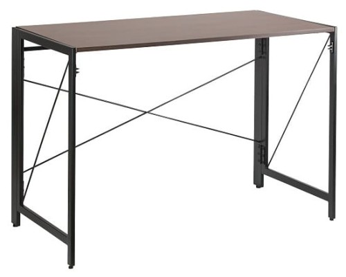 Biurko składane QUICK czarny/orzech