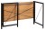 Biurko składane QUICK czarny/golden teak