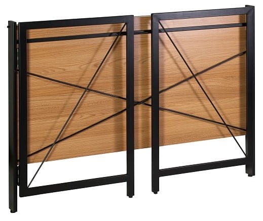 Biurko składane QUICK czarny/golden teak